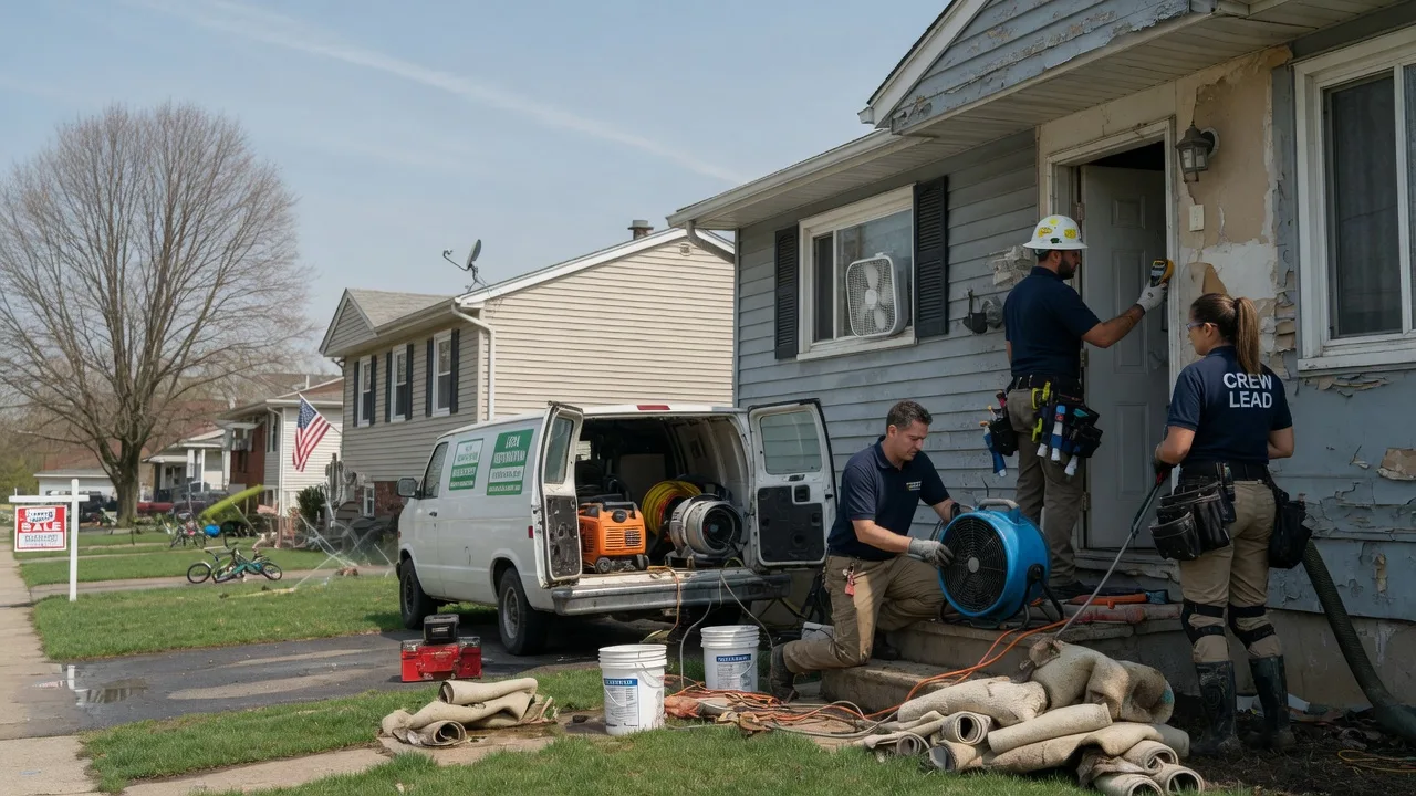 Flood Cleanup in Sorento, IL near me